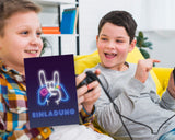 Friendly Fox Gaming Einladung, 12 Einladungskarten Kindergeburtstag Junge Mädchen Geburtstagseinladungen, DIN A6 Einladungskarten Gaming Geburtstag Einladung Spieleabend Zocker Party