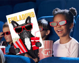 Friendly Fox Kino Einladung, 12 Einladungskarten Kindergeburtstag Kino, Geburtstagseinladungen Kino Geburtstag, Einladungen