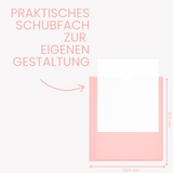 Friendly Fox Sichtbuch A4 mit Klarsichthüllen, Präsentationsmappe mit 30 Klarsichtfolien für 60 Sichten, Urkunden- oder Zeugnismappe