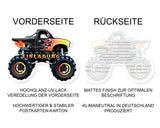 Friendly Fox Monster Truck Einladung, 12 Einladungskarten Kindergeburtstag Monster Truck, Geburtstagseinladungen Monster Auto Truck Geburtstag, Einladungen