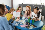 Friendly Fox Dankeskarte Kindergarten, 1x Danke Karte Erzieher Lehrer Lehrerin, DIN A6 Dankeschön Karte mit Kraftpapier Umschlag, Kindergarten Ade