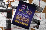 Friendly Fox Escape Room Einladung, 12 Detektiv Einladungskarten zum Kinder-Geburtstag Jungen Mädchen, Exit Game Kinder Einladung