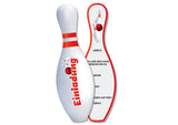 Einladungskarte mit Bowling Pin Motiv und Form