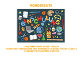 Friendly Fox Einschulung Einladung, 12x Einladungskarten Schuleinführung, Schulanfang 2023, Einladung Zuckertütenfest